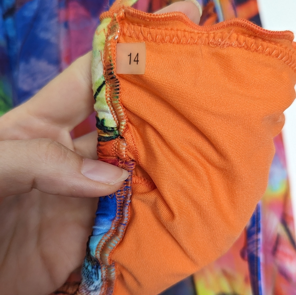 Seafolly Summer Skirt size M and Bra size 14 Matching Set. Like New - Picture 5 of 6